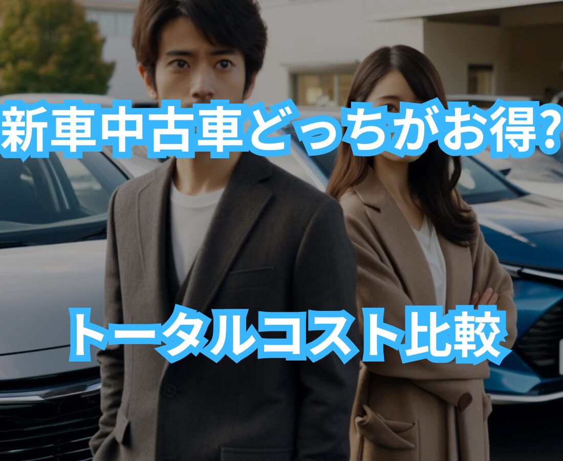 新車と中古車どっちがお得？10年間のトータルコスト比較でわかる！
