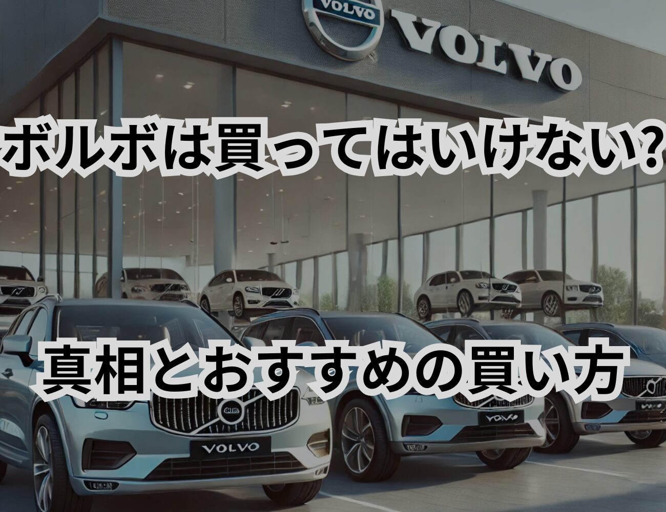「ボルボは買ってはいけない」は本当？真相とおすすめの買い方を解説