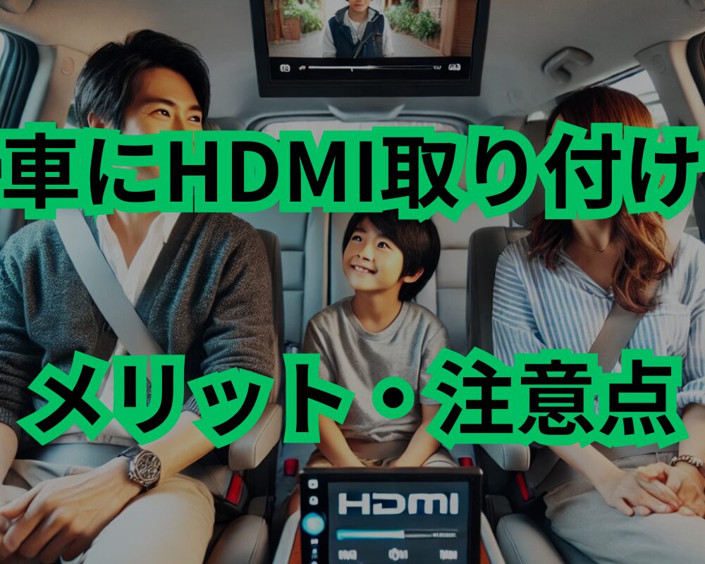 車にHDMIを取り付ける方法！メリット・注意点・おすすめ機材を解説