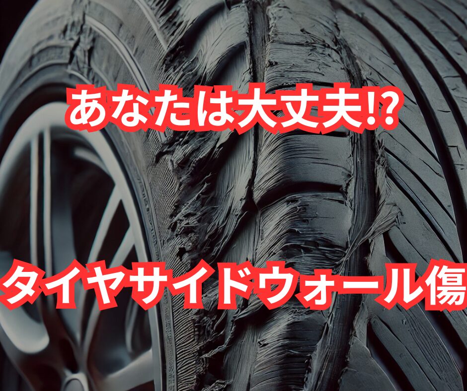 あなたは大丈夫!?タイヤサイドウォールの傷は接着剤で補修できる?