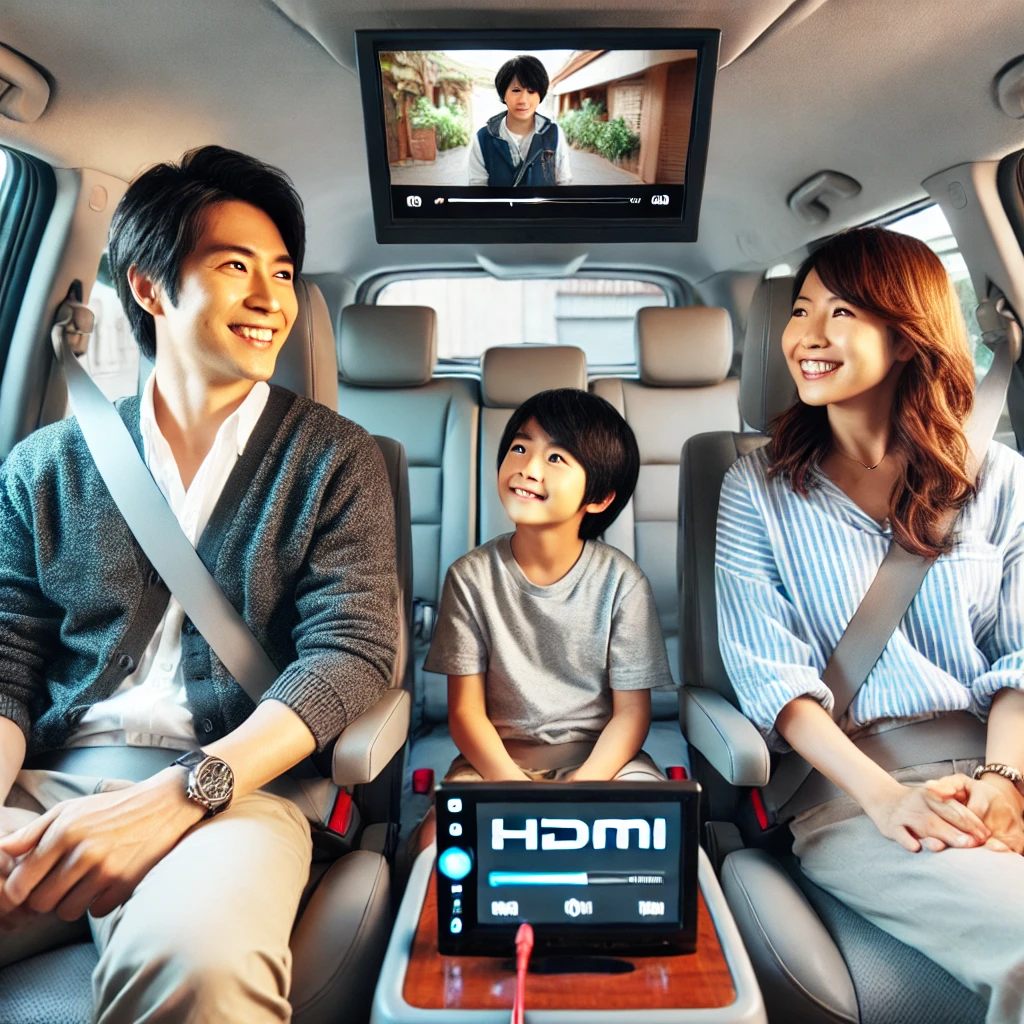 子どもが喜ぶ!車内エンタメ環境を充実させるHDMI活用術