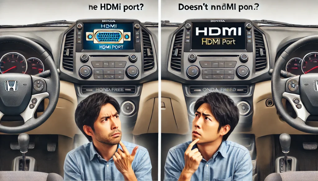HDMI端子があるフリードとないフリードの違いとは?
