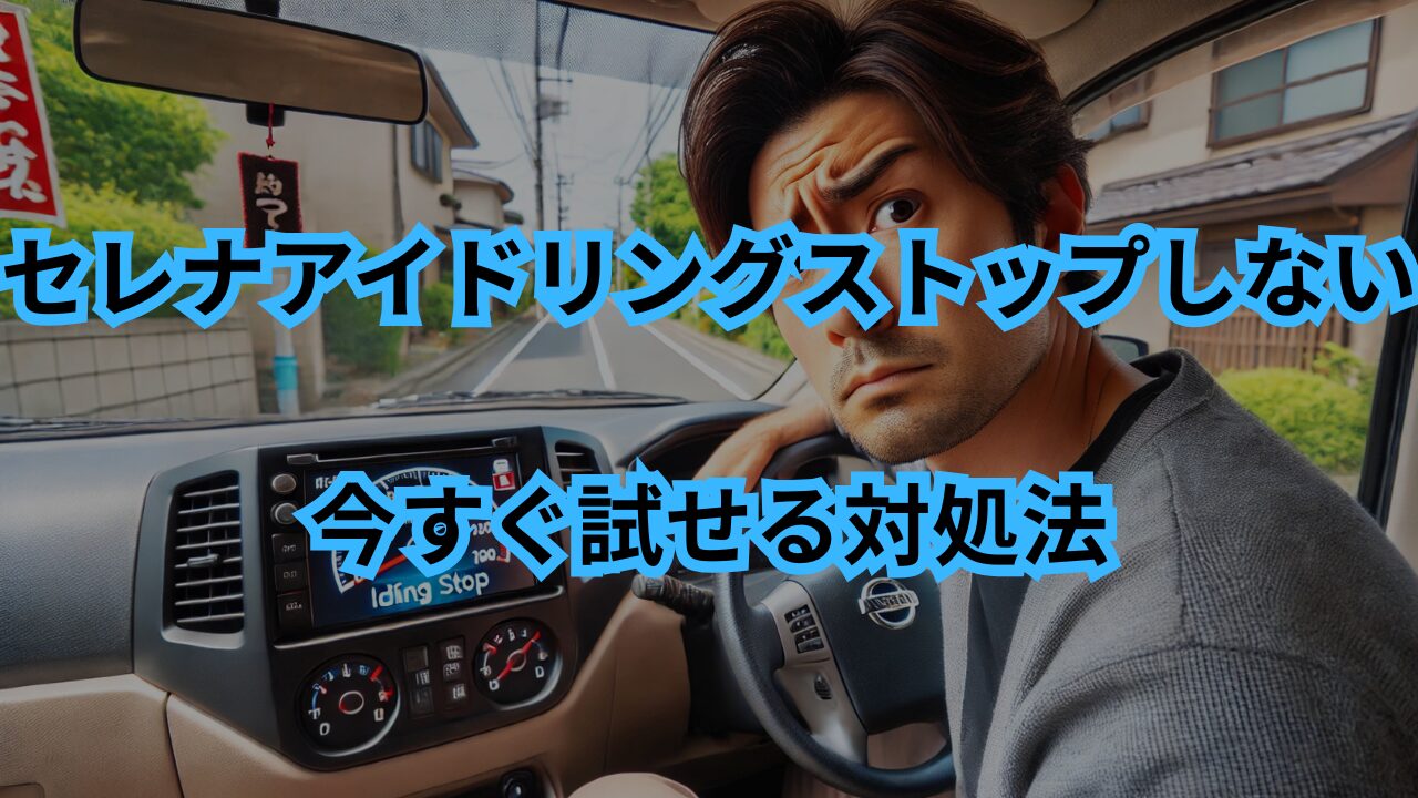 C26セレナのアイドリングストップしない原因6選！今すぐ試せる対処法も