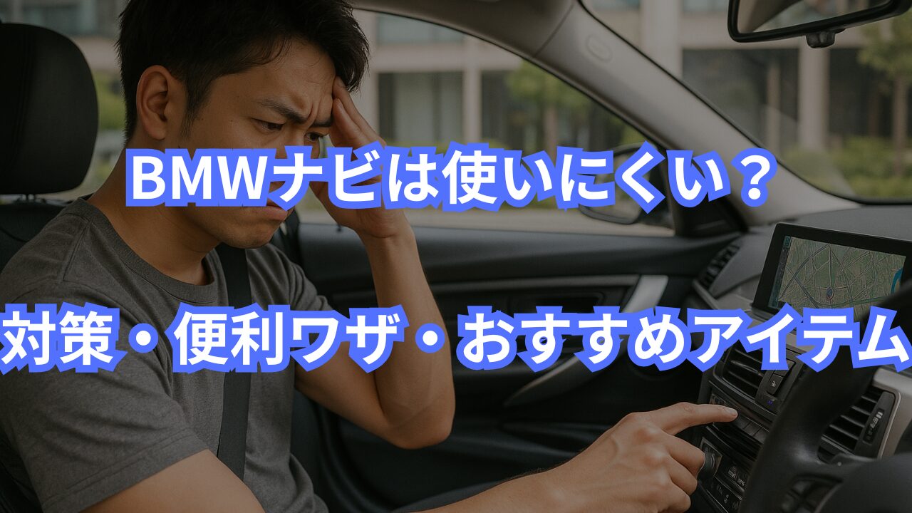 BMWナビは使いにくい？対策・便利ワザ・おすすめアイテム総まとめ