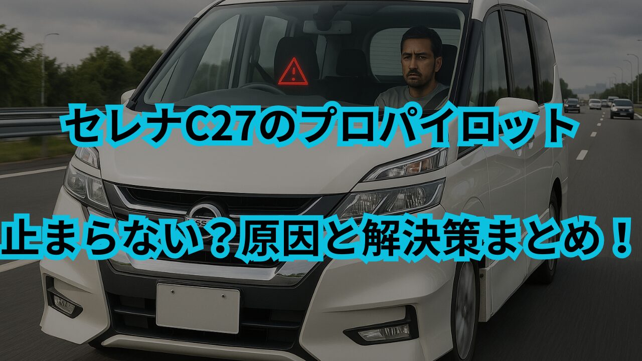 セレナC27のプロパイロットが止まらない？原因と解決策まとめ！