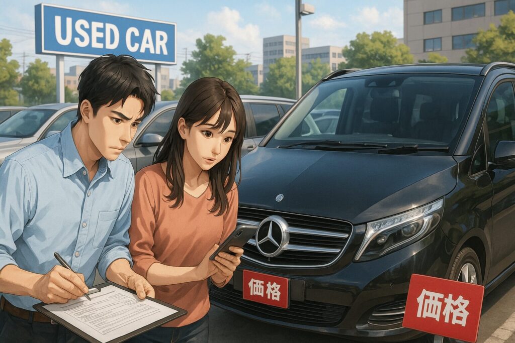 Vクラス中古が安い理由と損しない選び方徹底解説